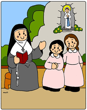 Imagen religiosa de la fundadora